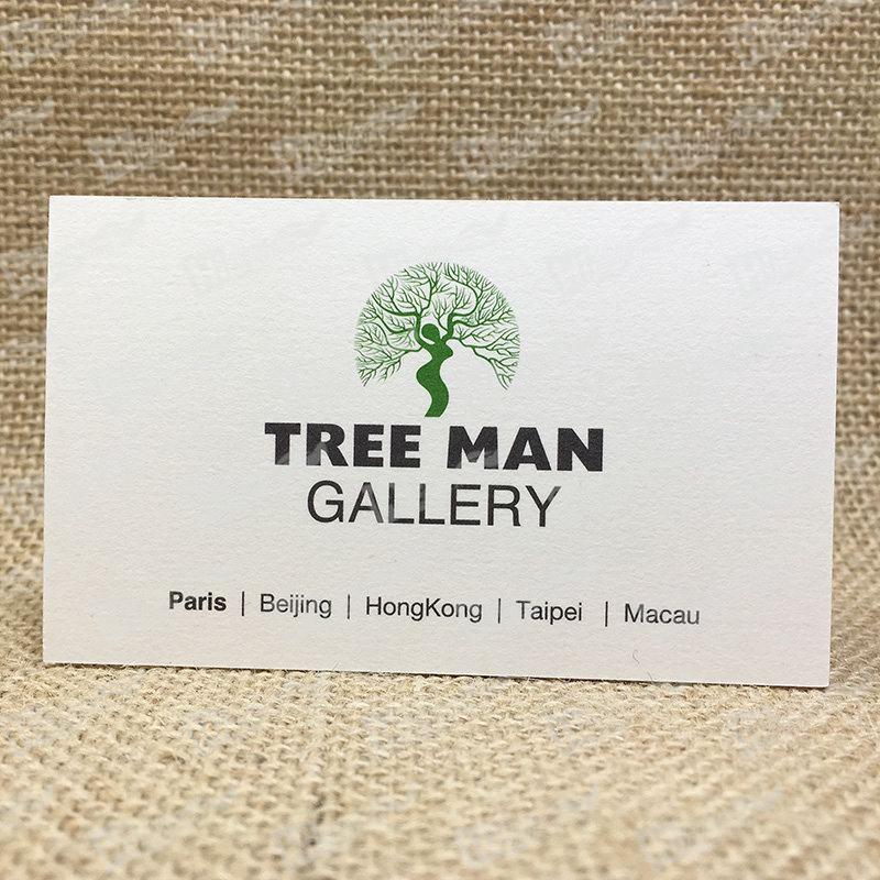Thick Business Cards Printing With A Tree Man
